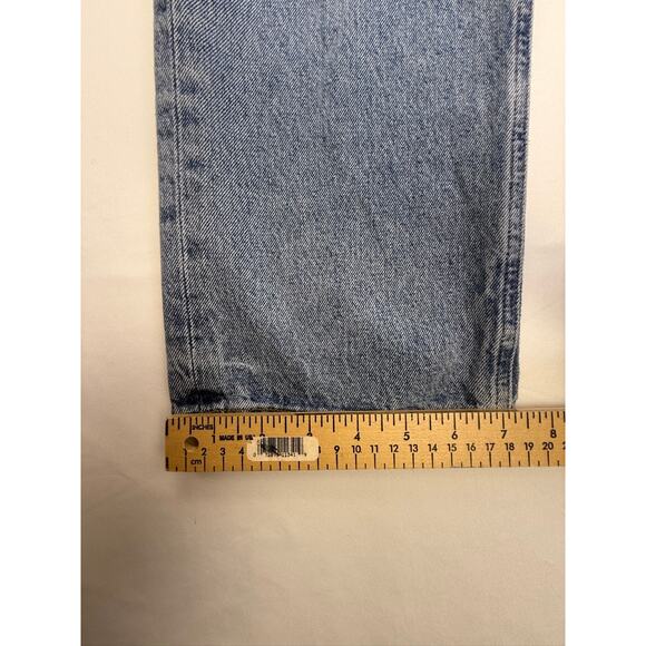 AGOLDE 90s Organic Cotton Distressed Straight Leg High Rise Jeans 27 - Picture 11 of 16